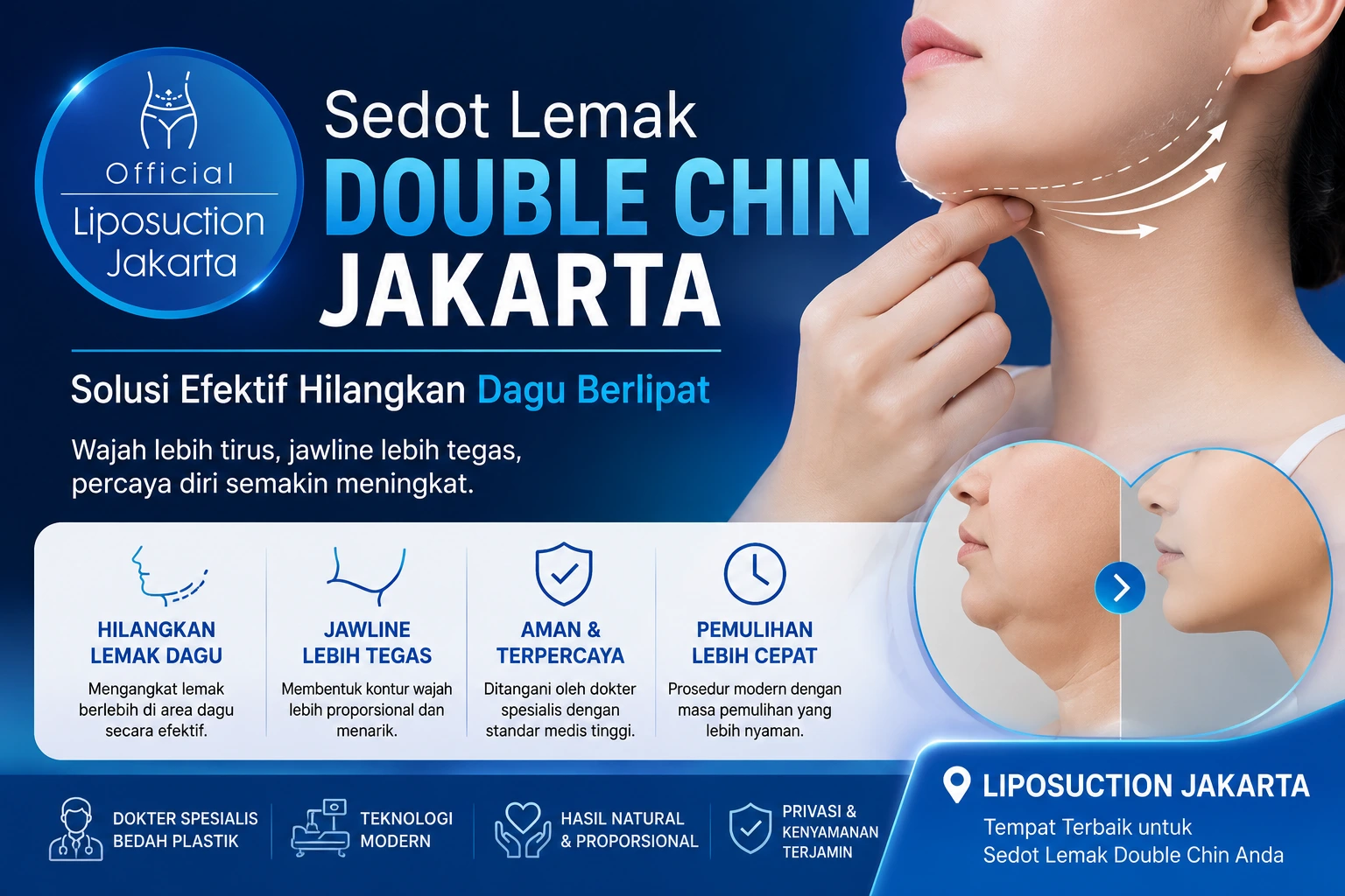 operasi double chin jakarta